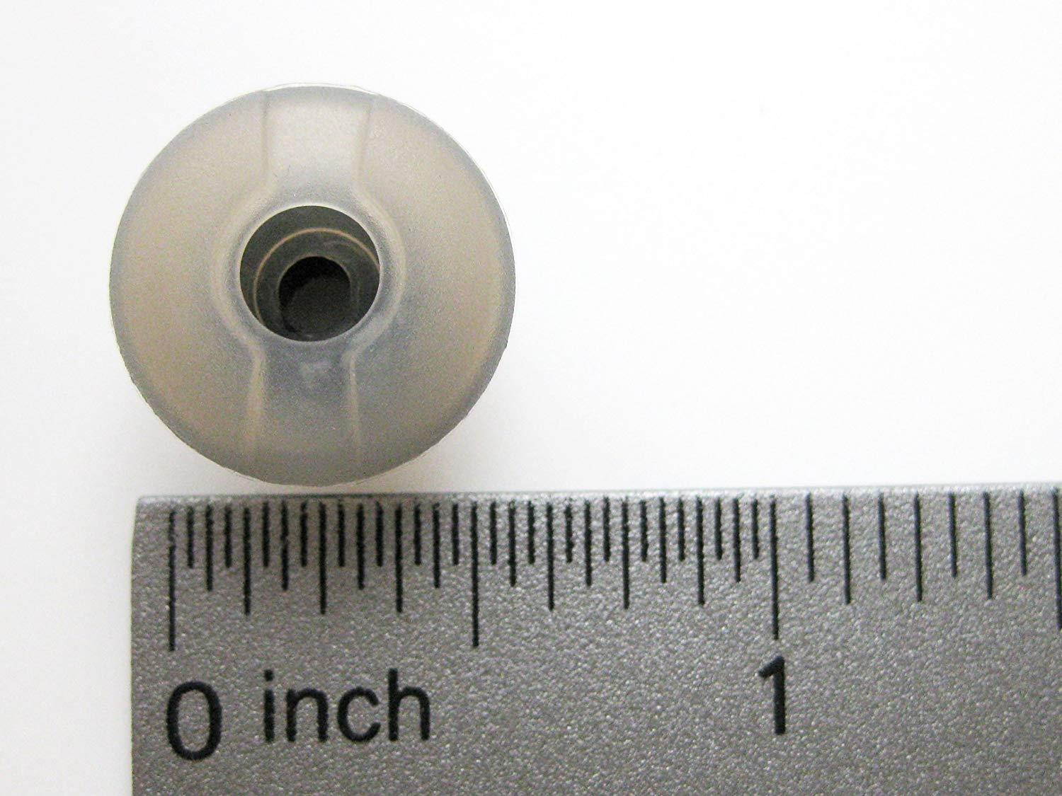 4 Large Gray Earbuds-Eartips Set for Plantronics Voyager Legend and Legend UC Bluetooth Headset Wireless Devices