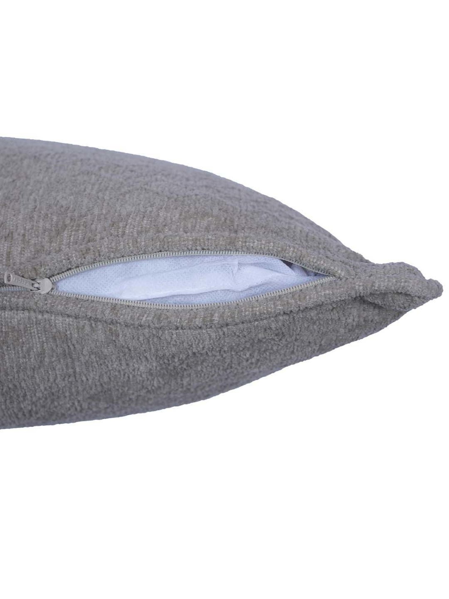 Maspar Colorart Blaize Silver Grey Cotton 200 TC 256 GSM Cushion Cover