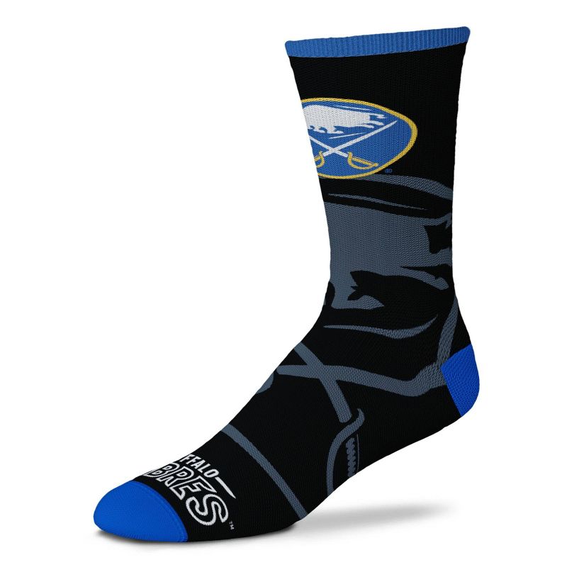 NHL Buffalo Sabres Tone Black Socks - L