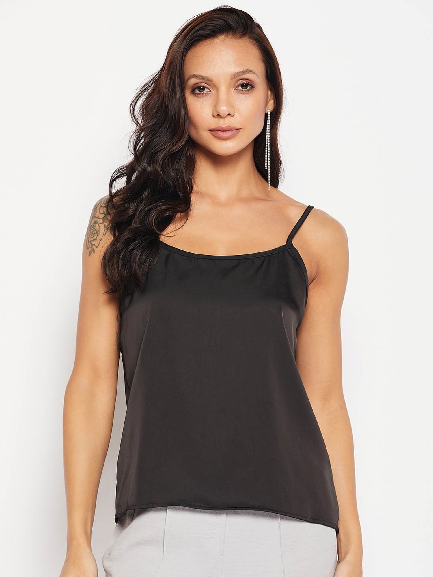 Camla by MADAME Black Embellished Shirt