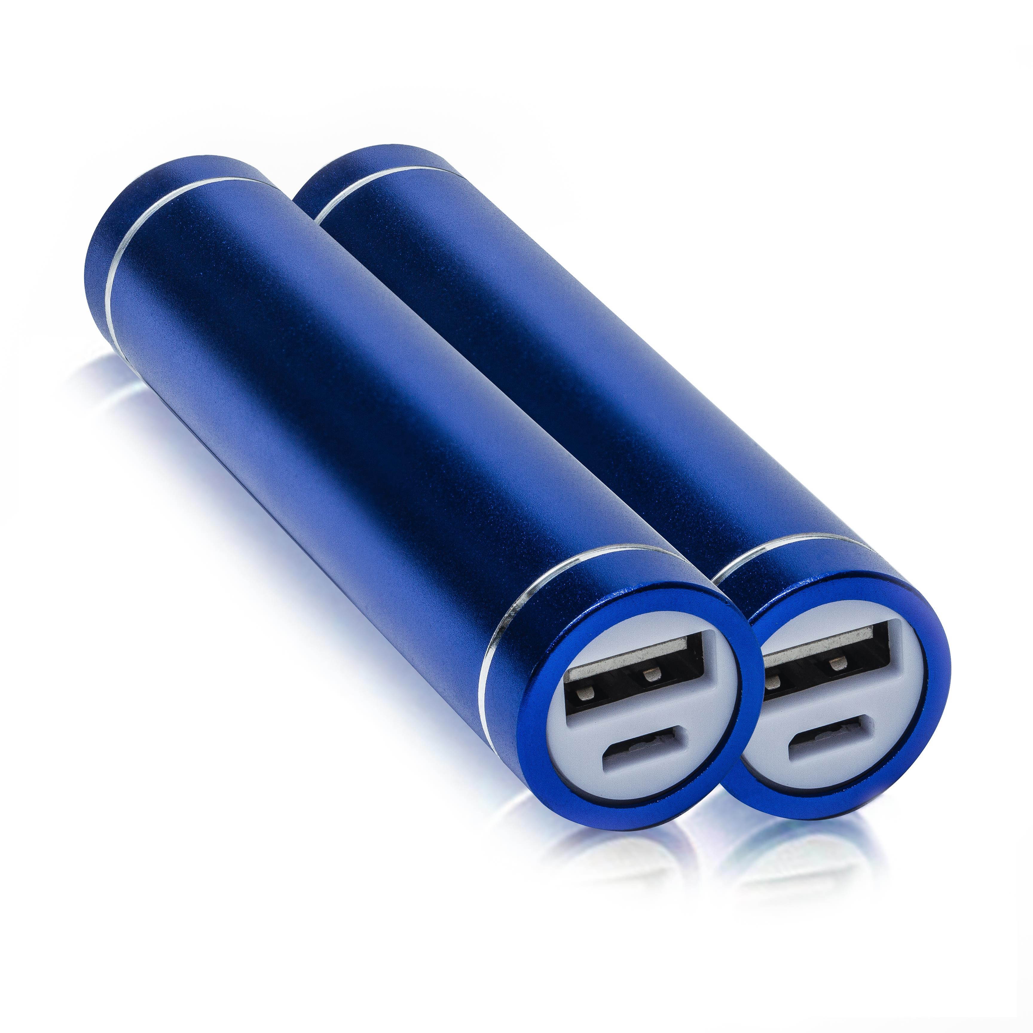Purtech Keychain 2200 mAh Backup Battery Powerbank for Apple iPhone 5 / 5s / 5c / 6 / 6s / 6 Plus / 6s Plus / 7 / 7 Plus, Samsung Galaxy, LG, Nokia, Sony, and Google Pixel - 2PK