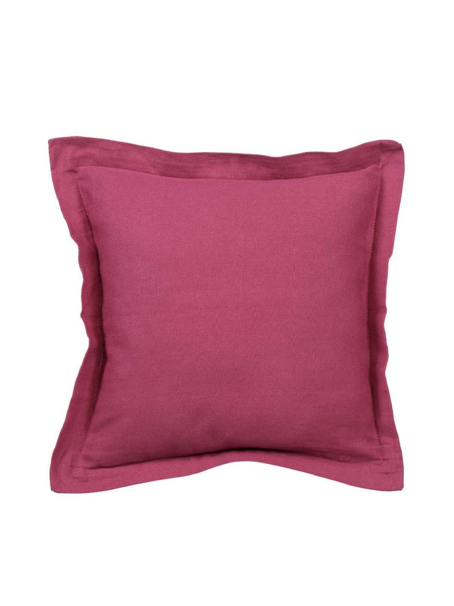 Swayam Purple Cotton 30 cm x 30 cm Cushion Covers - Set of 5