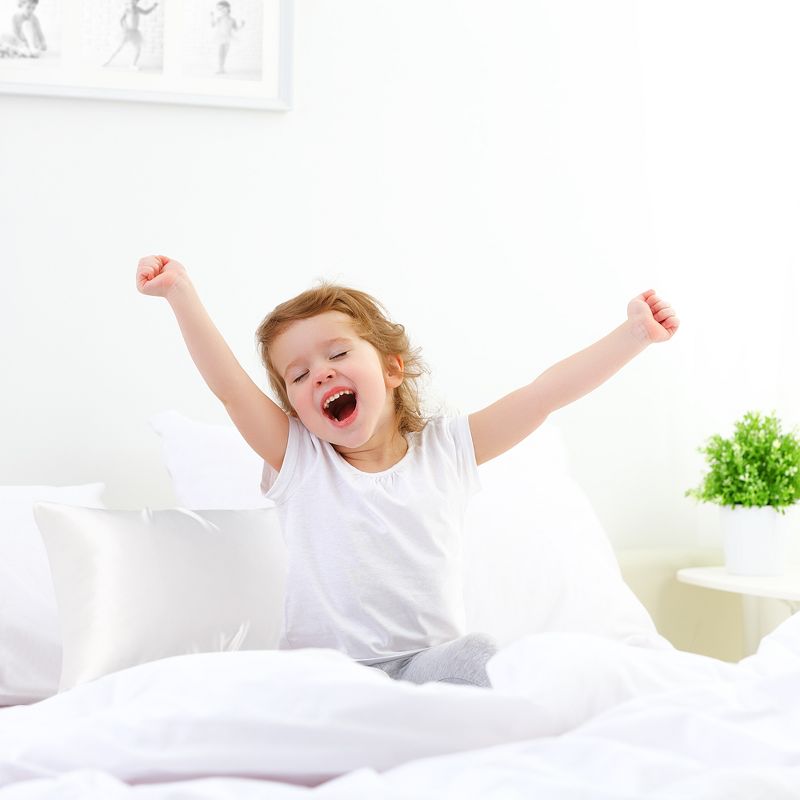 1 Pc Travel Silk for Hair and Skin Pillowcase White - PiccoCasa