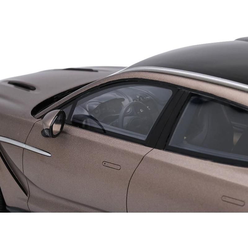 Aston Martin DBX Satin Solar Bronze with Black Top 1/18 Model Car by Top Speed