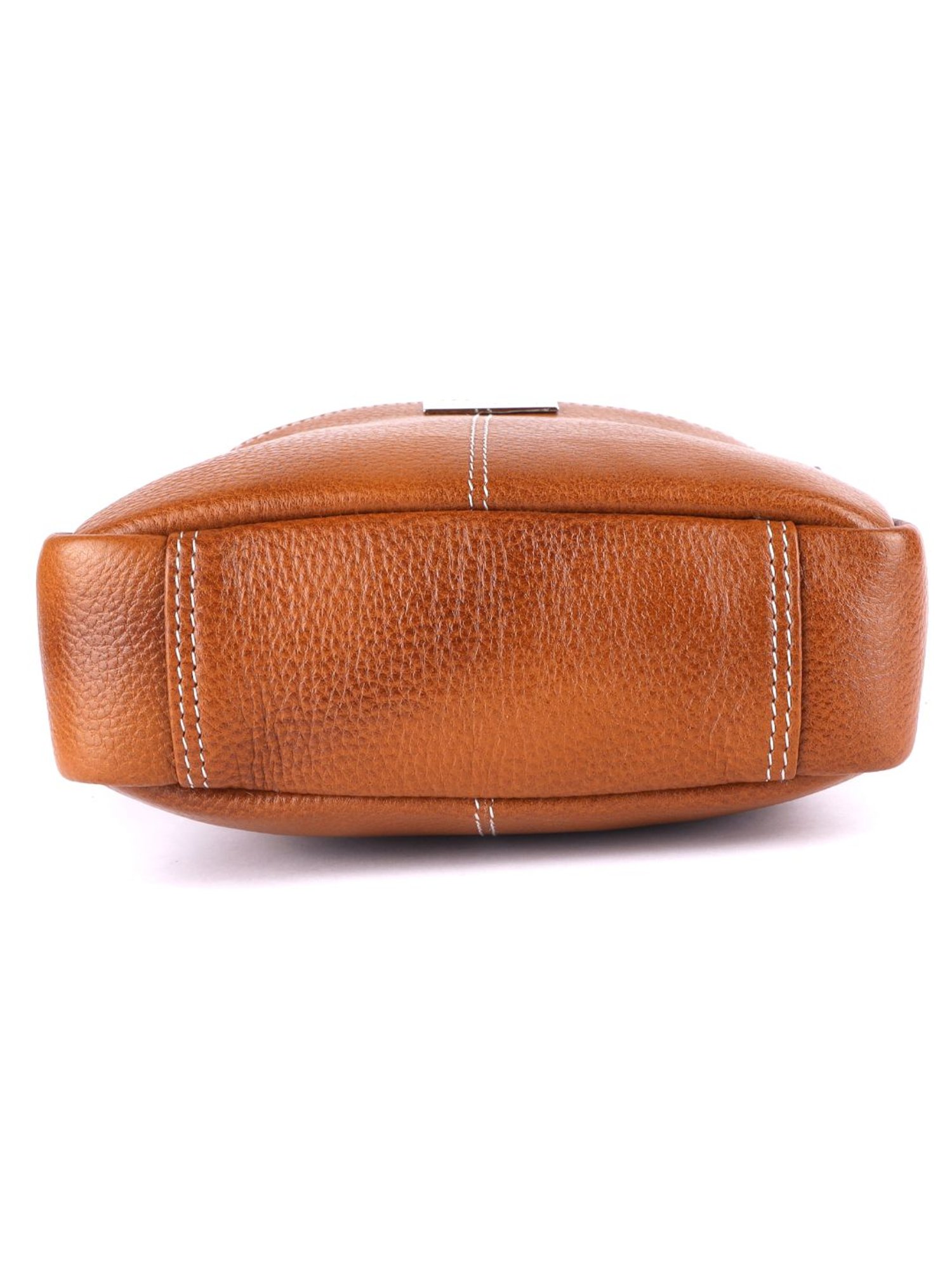 HiLEDER 100% Pure Genuine Leather Utility 7 inch Travel Office Ipad Tab Bag, Tan