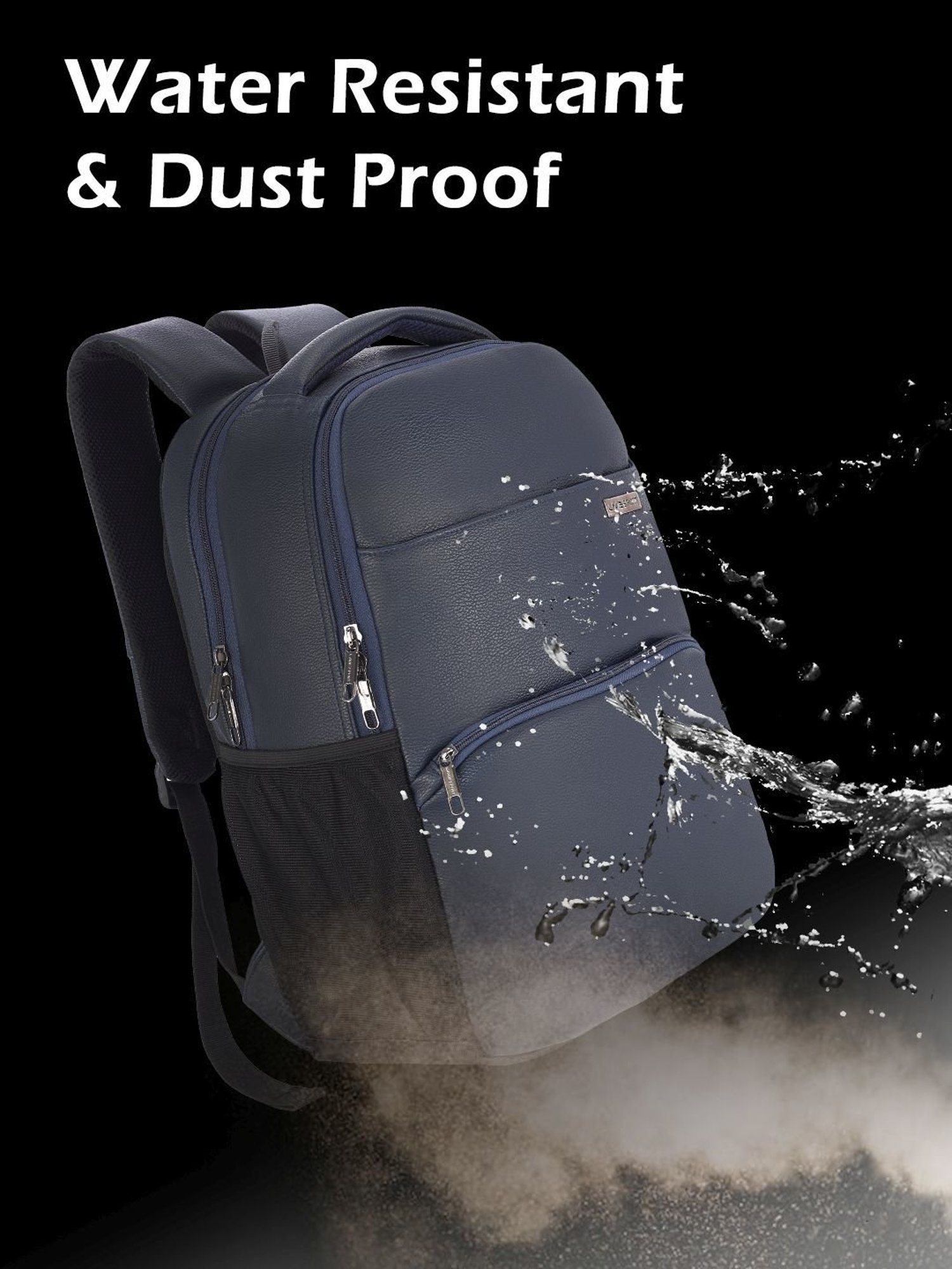 Lavie Navy Medium Laptop Backpack