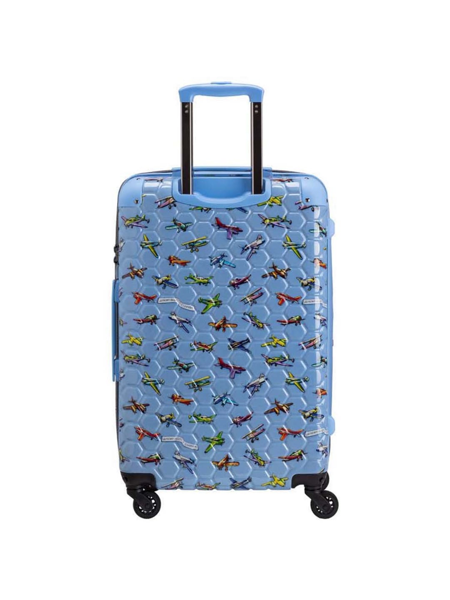 CARPISA 4 Wheel Blue Medium Hard Cabin Trolley - 42 cm
