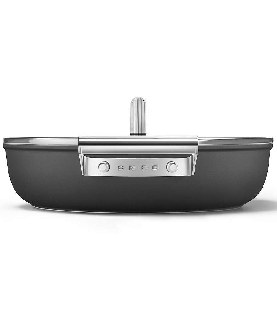 Smeg 50's Retro Style Nonstick 4-Quart Covered Saute and Brasier Pan