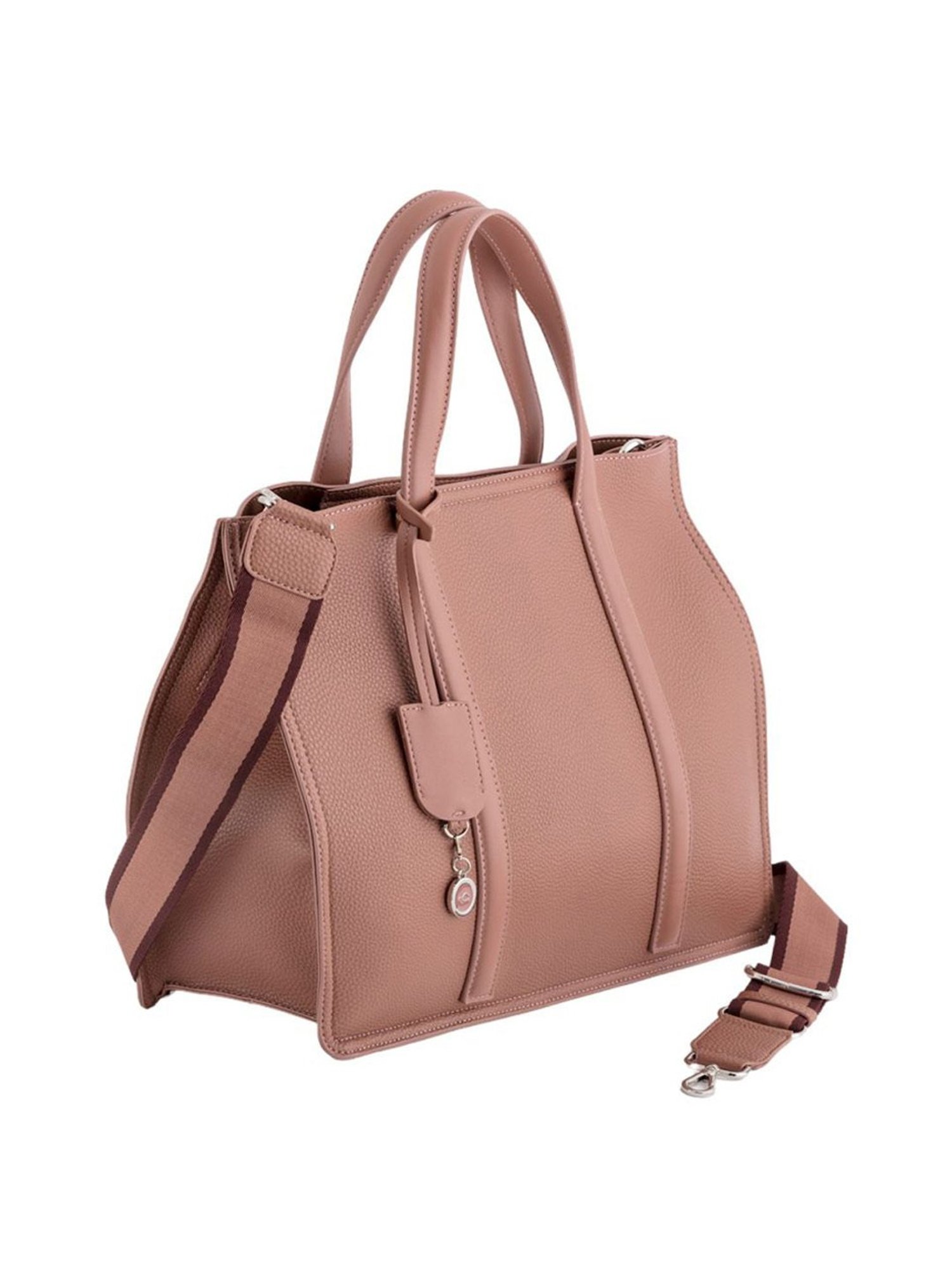 Carpisa New Waikiki Onion Faux Leather Solid Tote Handbag