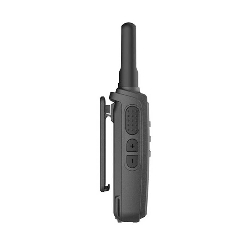 2pcs Mini walkie talkies Rechargeable Long Range with earpiece and mic, UHF Handheld Transceiver wokitokis radios with Li-ion Battery and Charger