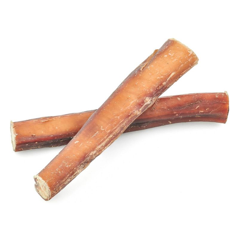 Paw Love 6" Thick Cut Bully Beef Stick Dog Rawhide Dog Treats - 2pk