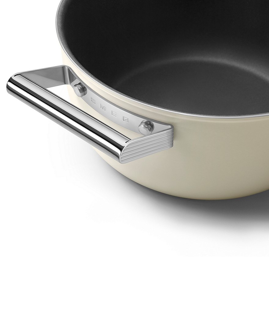 Smeg 50s Retro Style Nonstick 5-Quart Casserole w/Lid