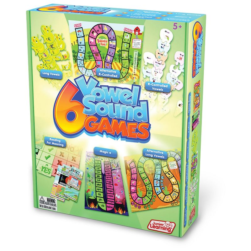 Junior Learning 6 Vowel Sound Games