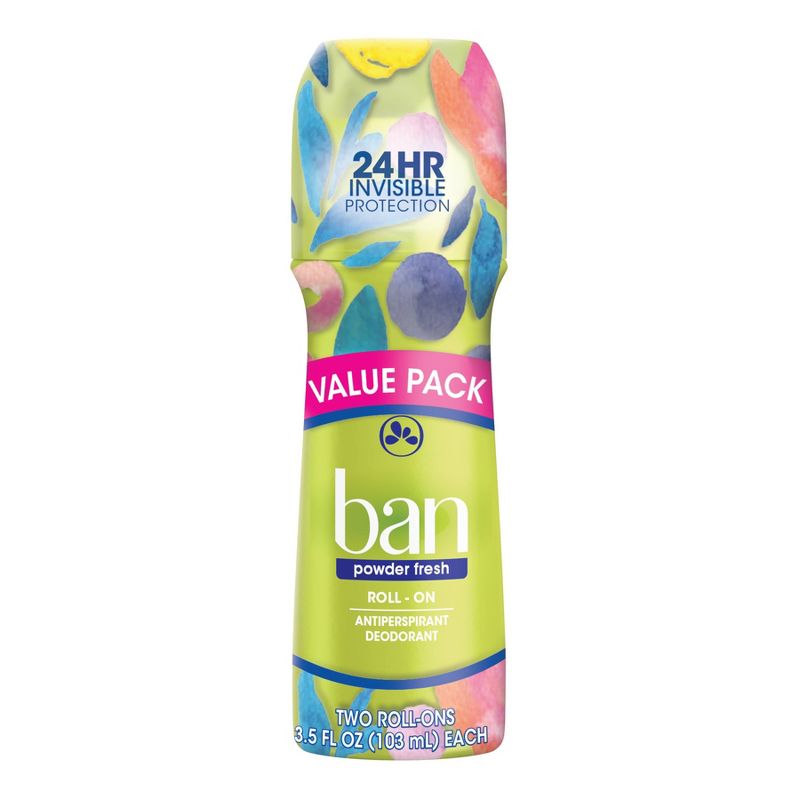 Ban Antiperspirant &#38; Deodorant Powder Fresh Twin Pack - 3.5 fl oz/2pk