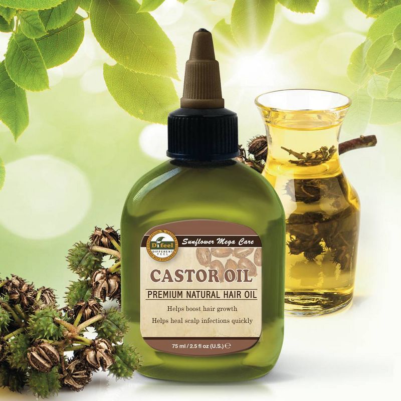 Difeel Castor Hair Oil - 2.5 fl oz