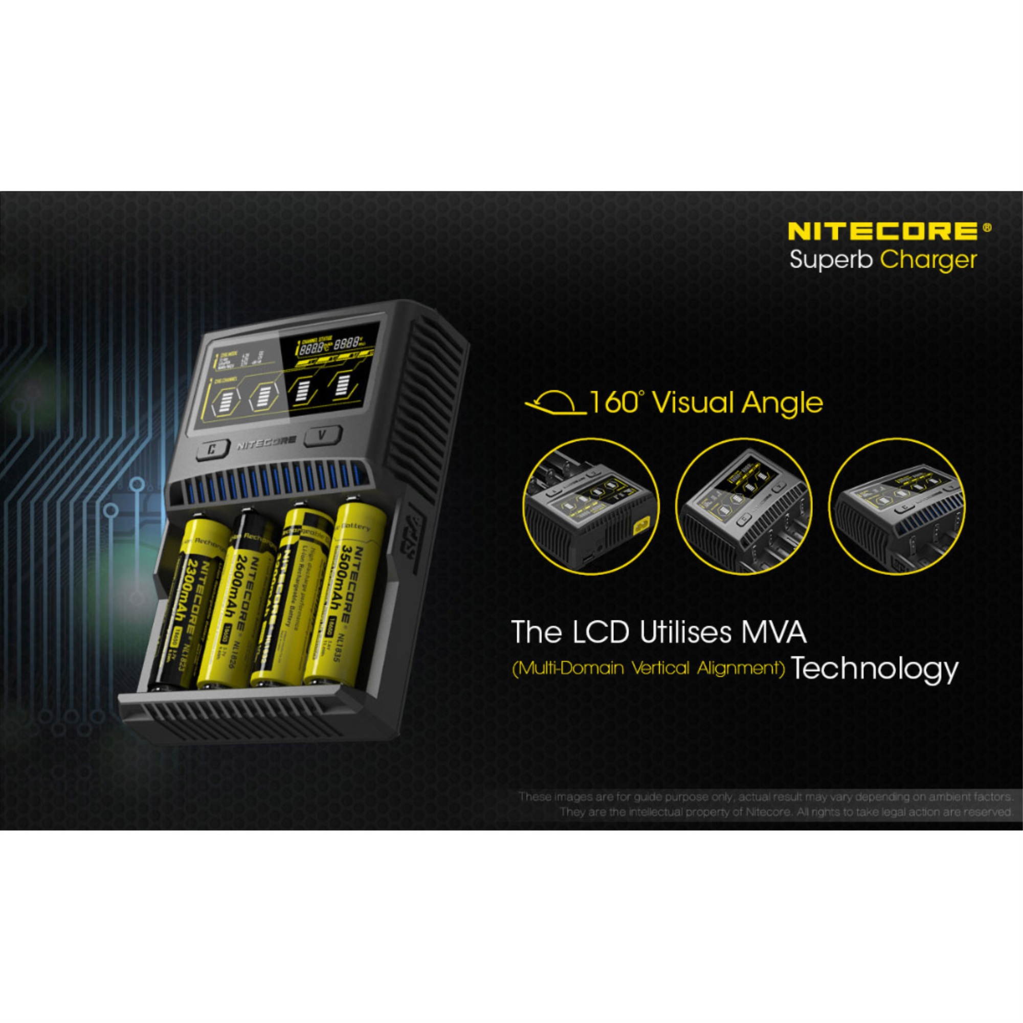 NITECORE CHG-NITE-SC4 Superb Charger 4-Slot Battery Charger
