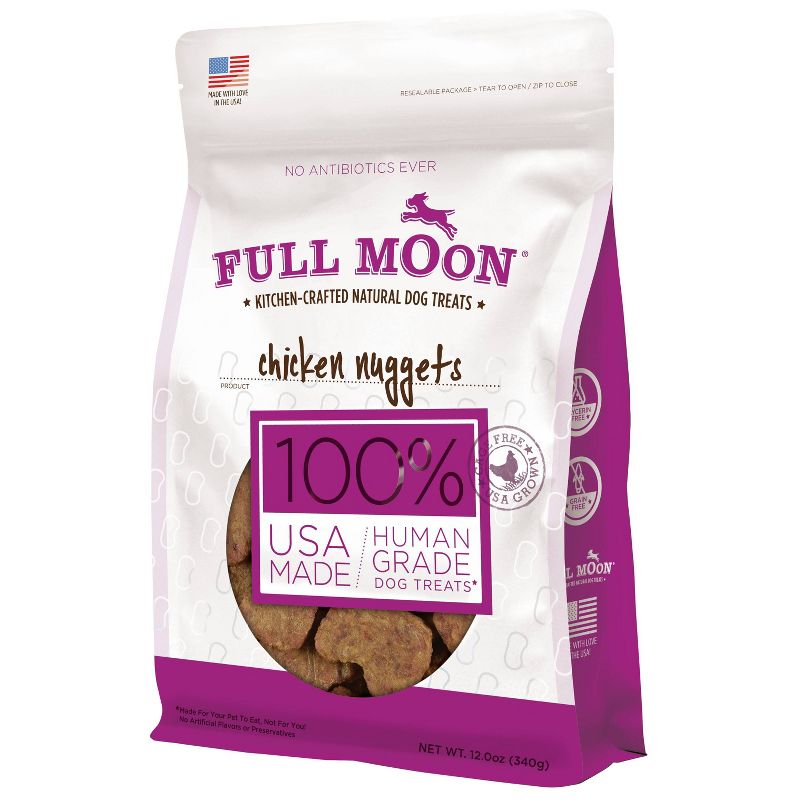 Full Moon Chicken Nuggets Chewy Dog Treats - 12oz