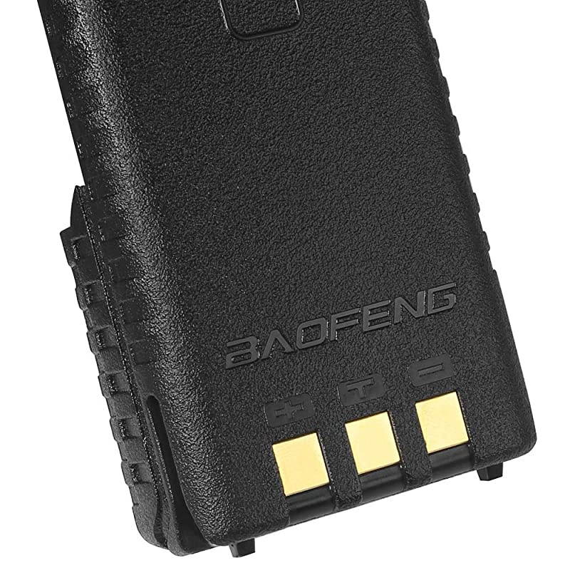 BL5L 3800mAh Extended Battery Compatible with UV5R RD5R UV5RTP UV5R Plus Original Pack Black