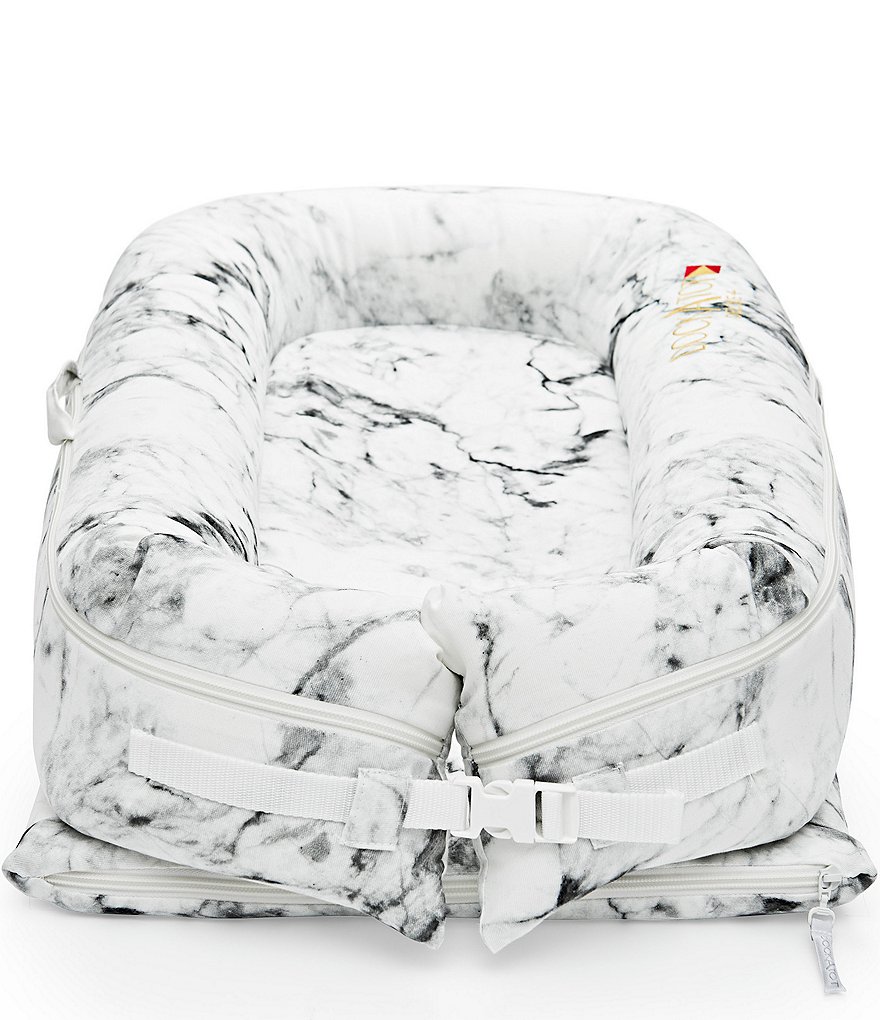 DockATot 0-8 Month Marble Print Deluxe Dock Stage 1