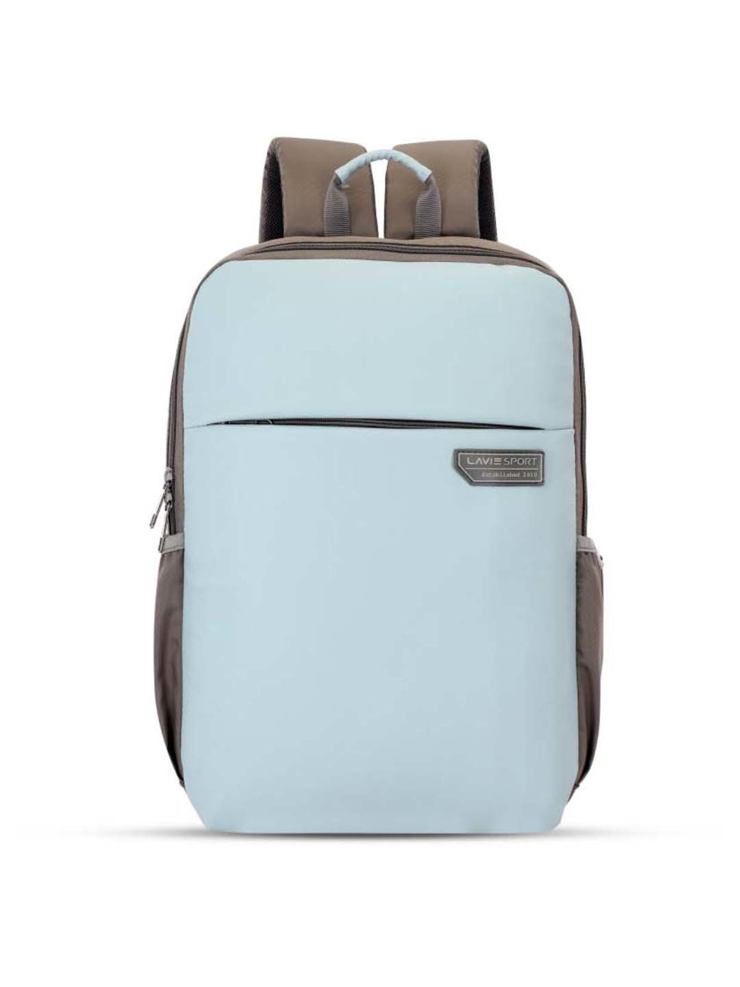 LAVIE SPORT Blue & Grey Solid Laptop Backpack