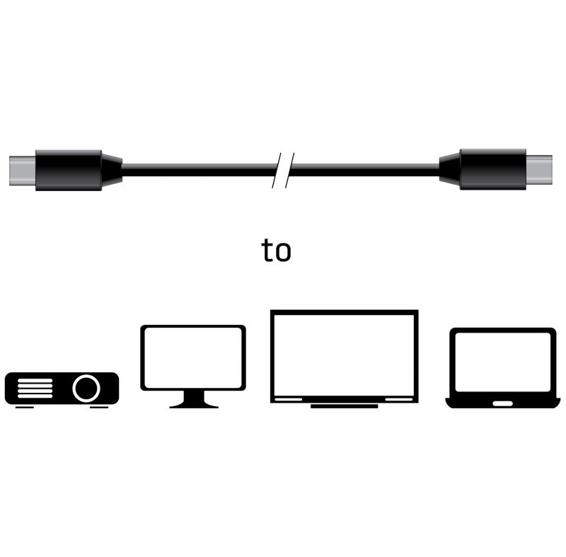 Club 3D MiniDisplayPort 1.4 HBR3 Cable M/M 2m/6.56 Ft. - 6.56 ft Mini DisplayPort A/V Cable for Audio/Video Device, Gaming Computer, Monitor, Notebook