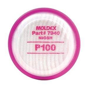 MOLDEX 7940 Disk Filter, Bayonet, P100, Magenta, Niosh Approved