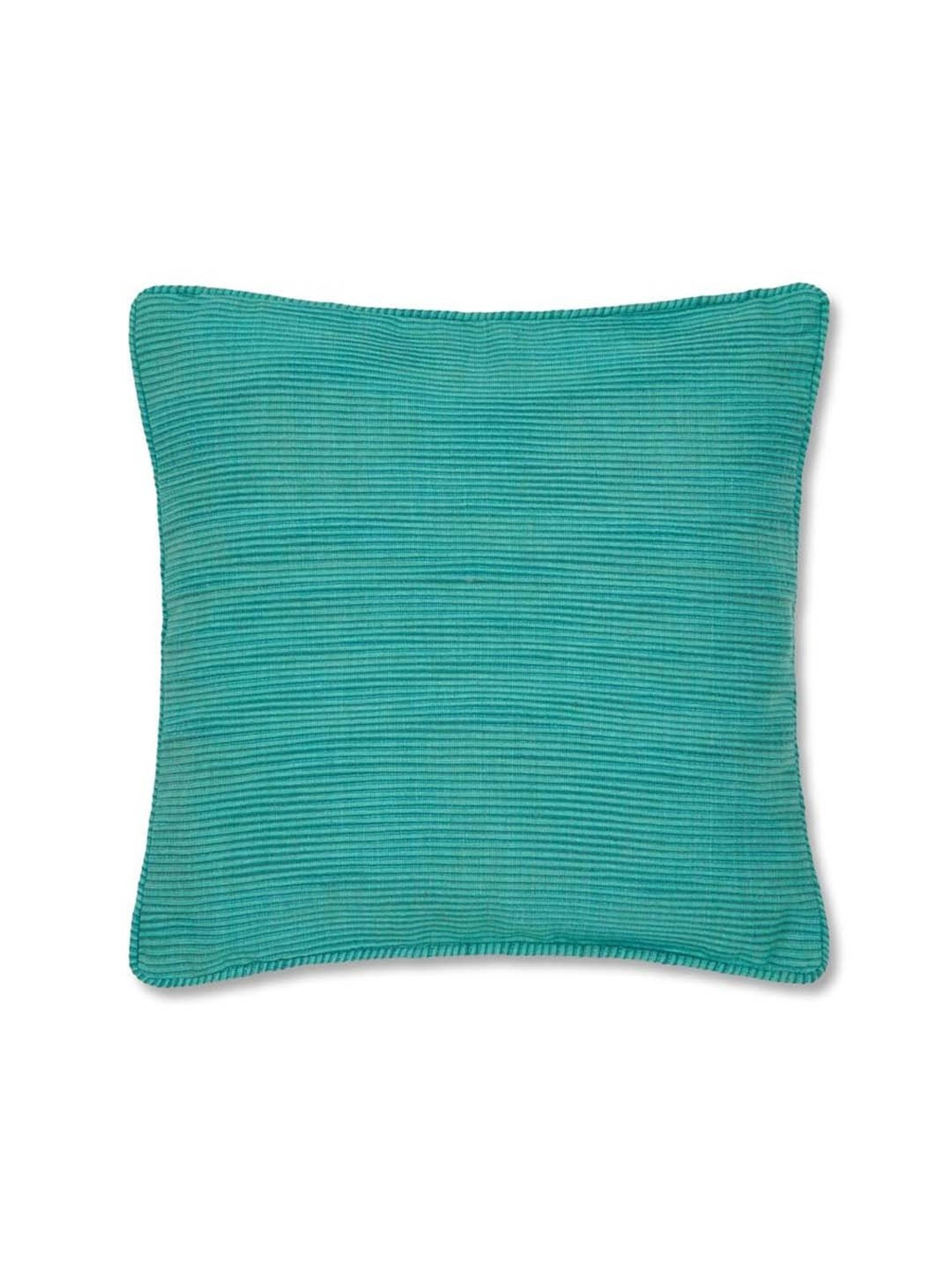 Fabindia Rang Turquoise Cotton Cushion Cover