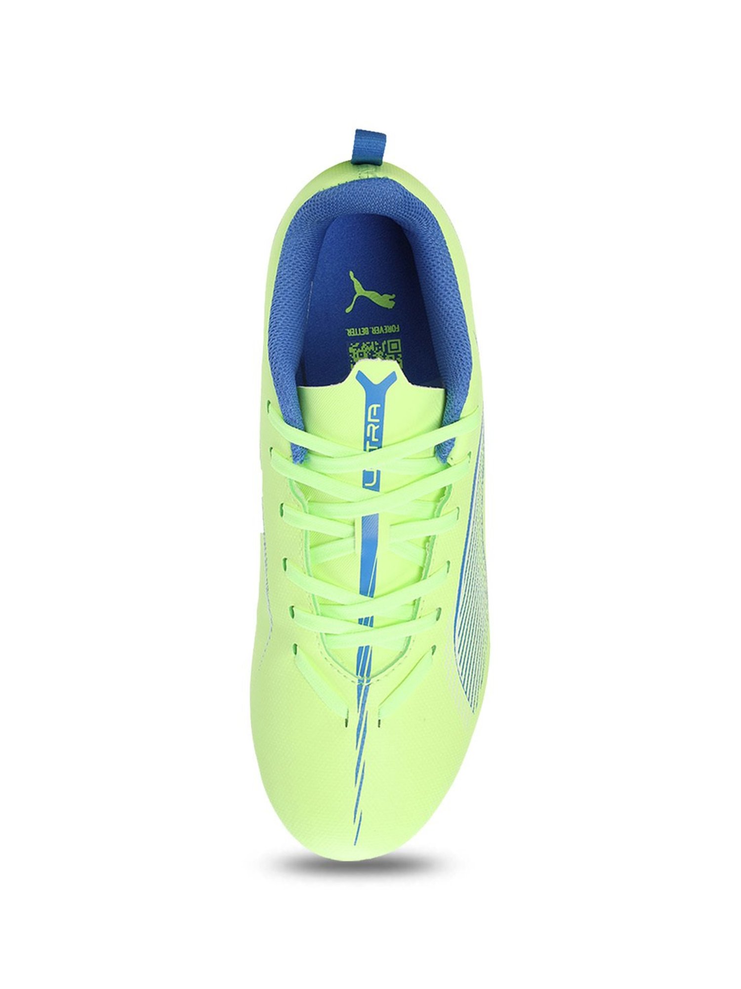 Puma Kids ULTRA 5 PLAY FG/AG Fizzy Apple Football Shoes