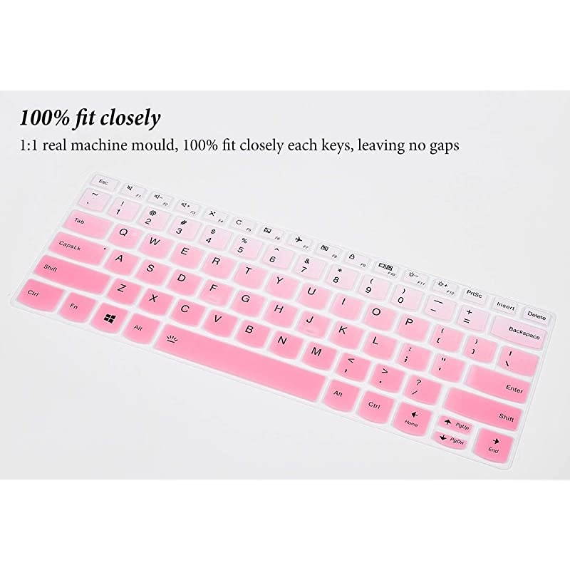 Cover Compatible with Lenovo Yoga C940 C930 920 139 Lenovo Yoga 720730 133 Yoga 730 156 inch Protective Skin Yoga 720 125 inchLenovo Flex 14 Protector Gradual Pink
