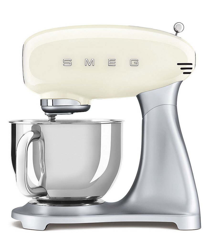 Smeg 50's Retro 5-Quart Stand Mixer with Stainless Steel Bowl (Model #SMF02)