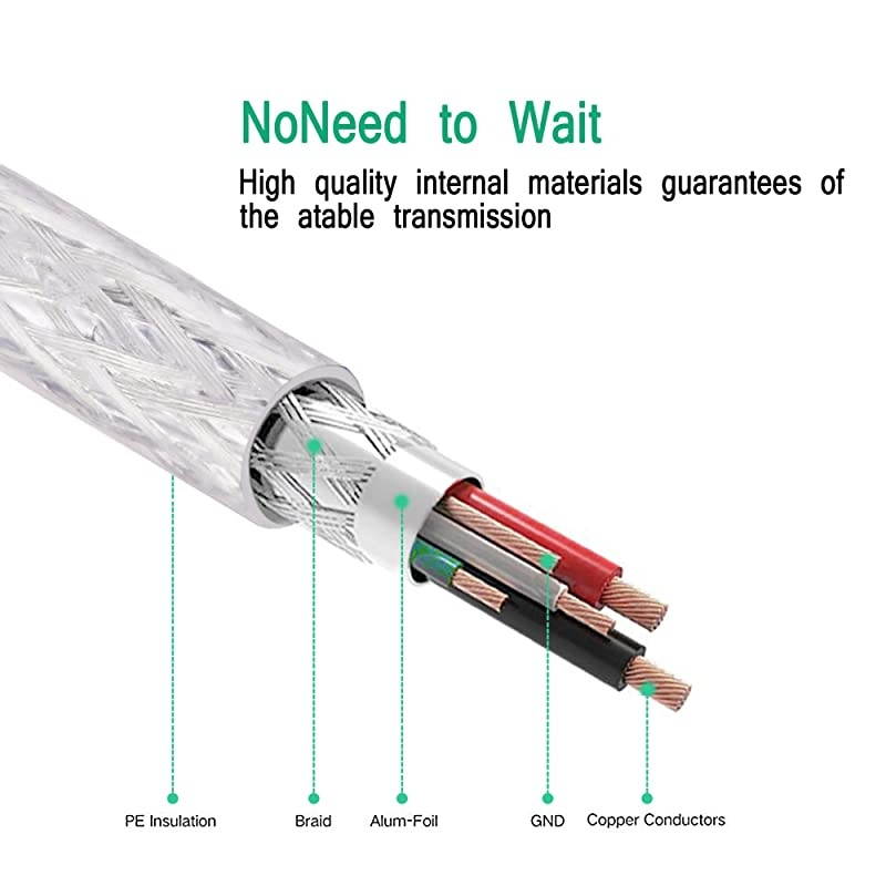 Cable 30Ft,2.0 Scanner Cable Cord USB Type A Male to B Male High Speed for HP, Canon, Lexmark,Dell, Xerox, Samsung etc(30 Ft/10M)
