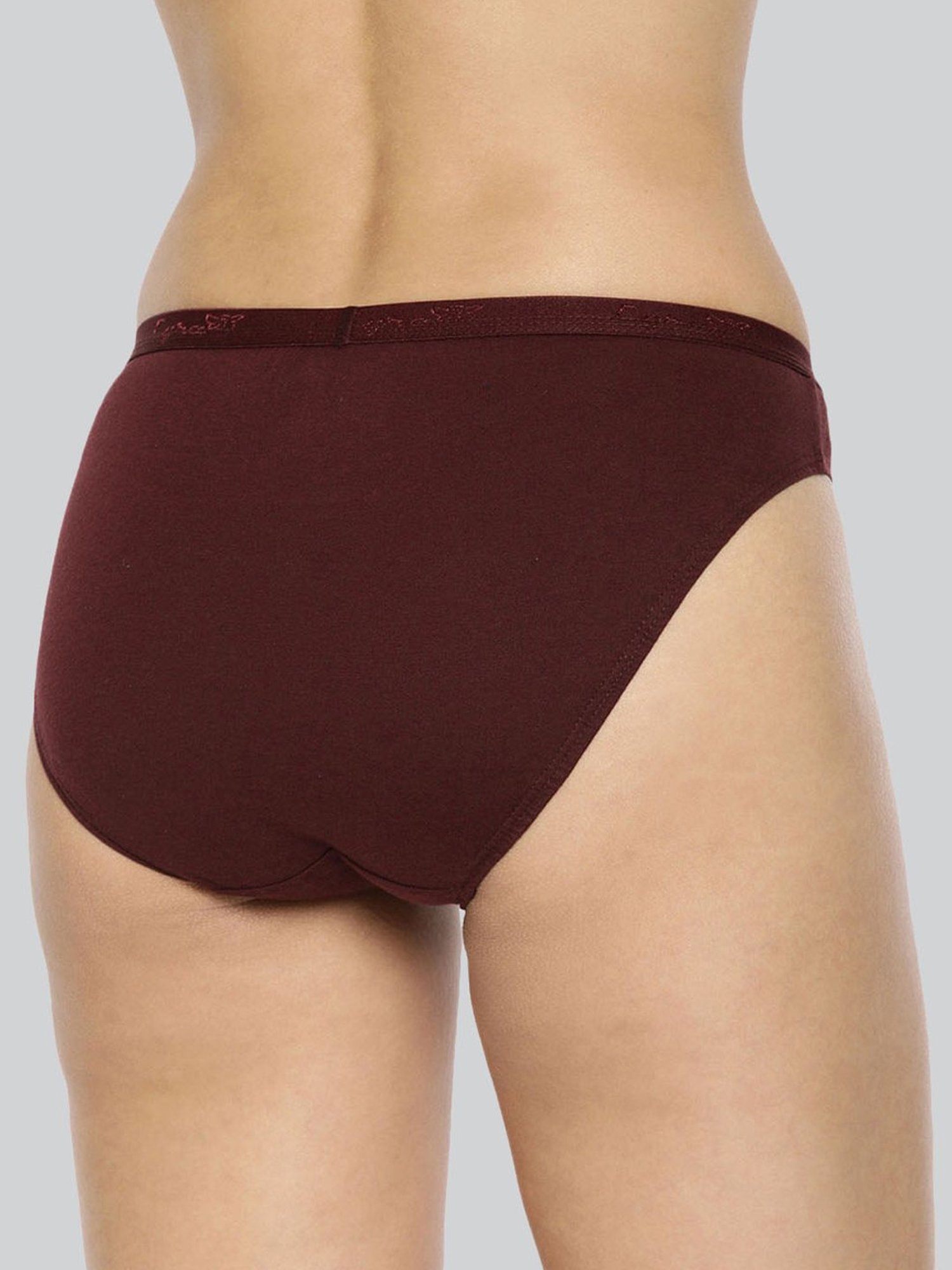 Lyra Assorted Color Cotton Bikini Panties - Pack Of 2