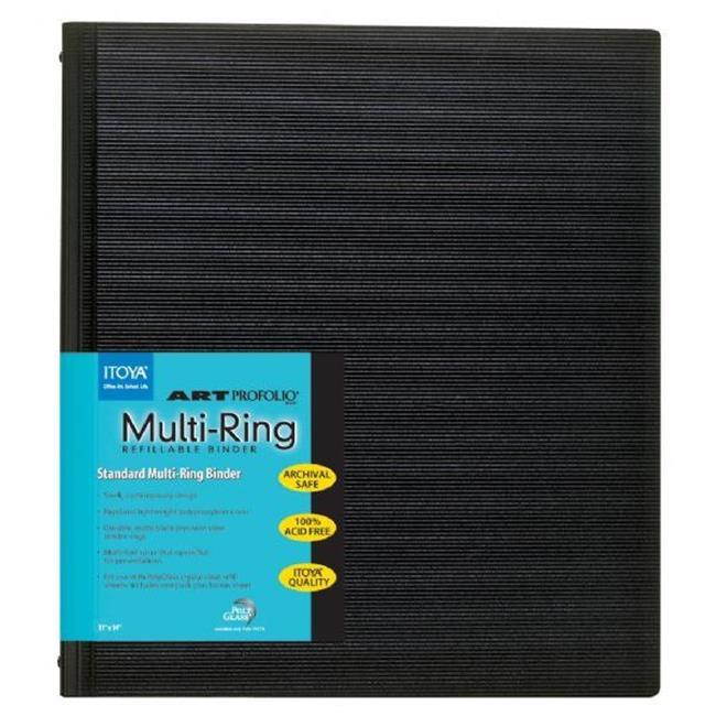 Itoya RB1117 11 in. x 17 in. Multi-Ring Refillable Binder