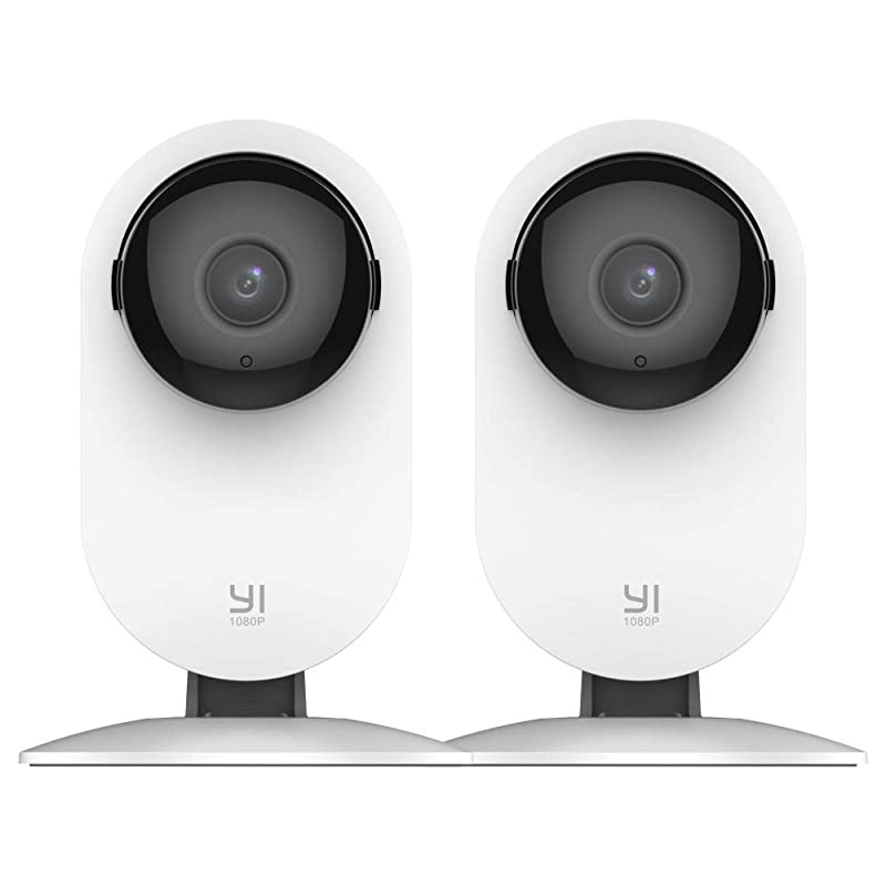 2pc Smart Home Camera 1080p WiFi IP Indoor Security Surveillance System with 247 Emergency Response AI Human Detection Night VisionPet Monitor on PhonePC App Cloud Service Available