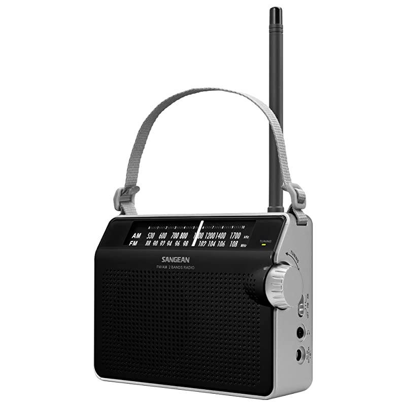 PRD6BK AMFM Compact Analog Portable Radio