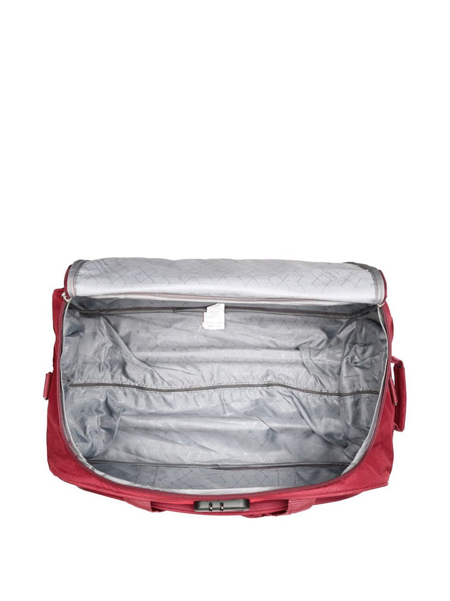 Lavie Sport 57 cms Anti-theft Sage Wheel Duffle Bag  | Duffle Bag (Maroon)