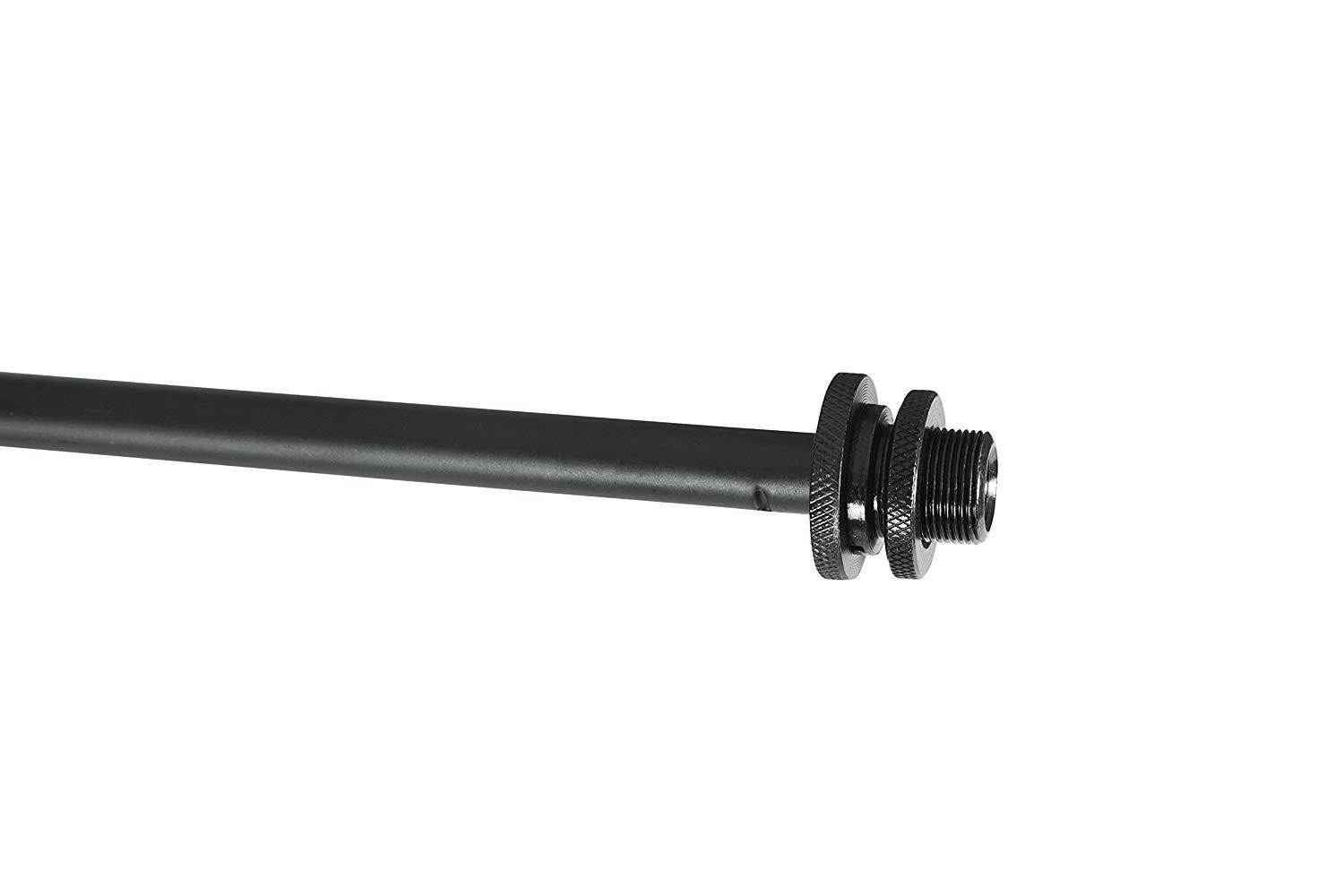 Gator Frameworks Tripod Mic Stand with Soft Grip Twist Clutch, Boom Arm, and Both 3/8" and 5/8" Adapters; Min/Max Height - 6"/99" (GFW-MIC-2020)