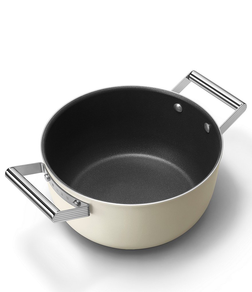Smeg 50s Retro Style Nonstick 5-Quart Casserole w/Lid