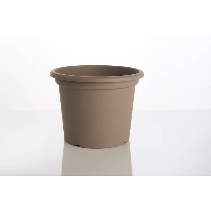 14.75&#34; x 19.5&#34; Indoor/Outdoor Resin Geo Planter Brown - Alfresco Home LLC