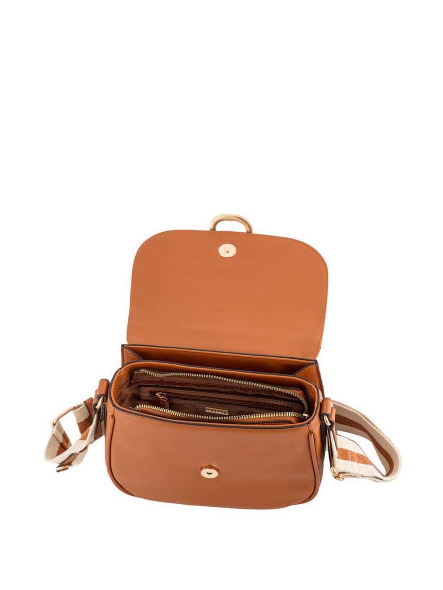 CARPISA Tan Textured Small Sling Handbag