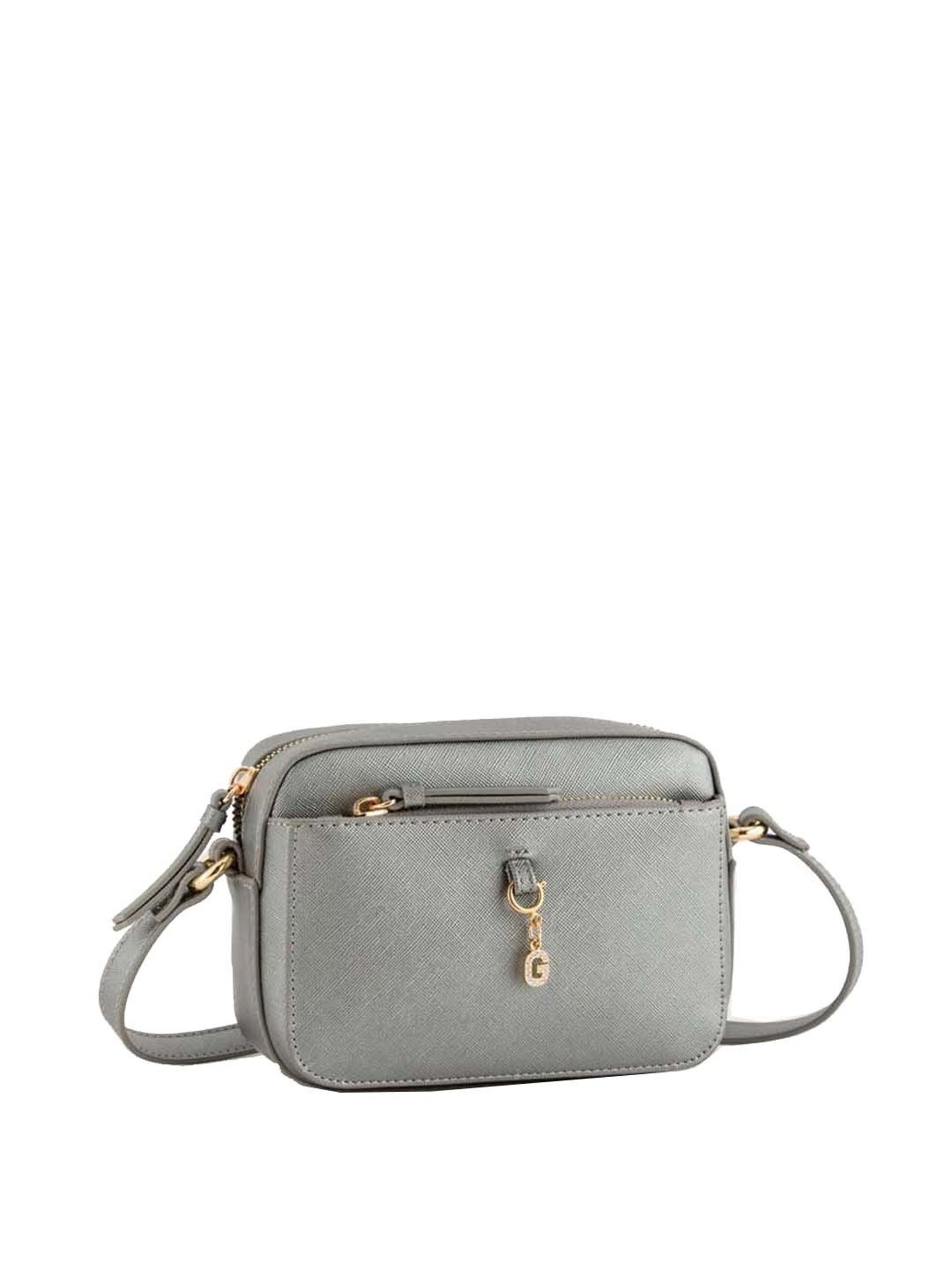 CARPISA Grey Solid Medium Sling Handbag