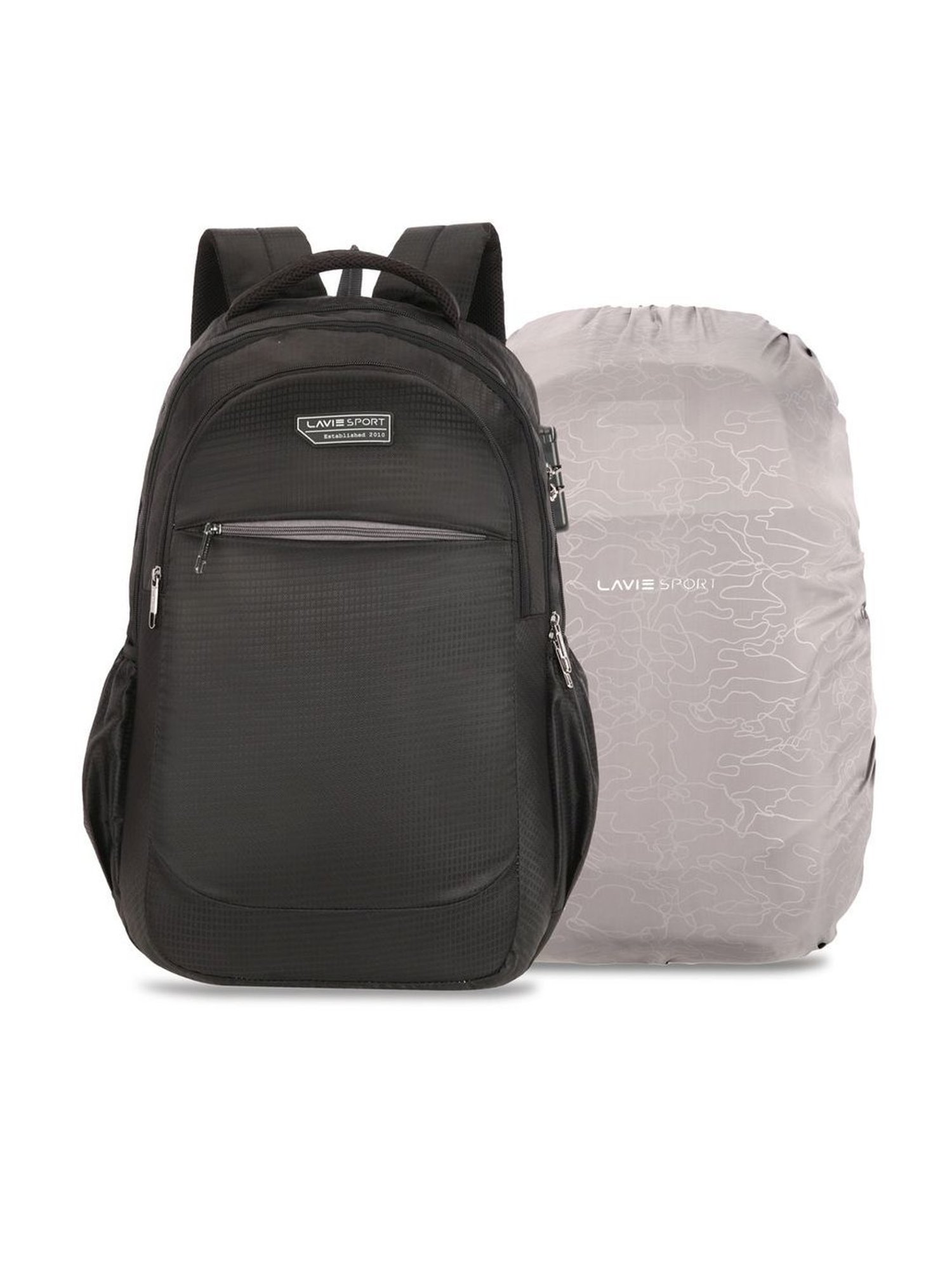 LAVIE SPORT Black Solid Laptop Backpack