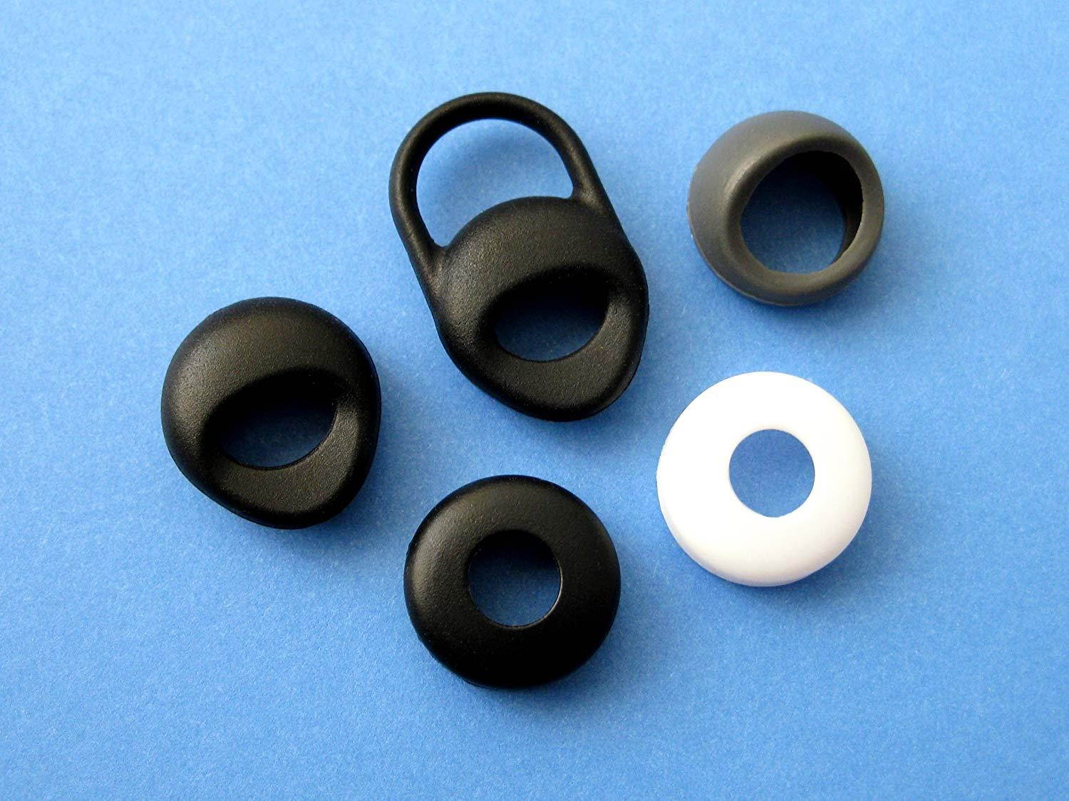 5 Assorted Earbuds Eartips for Jabra BT2090, BT2080, BT2070, BT2050, BT2040, BT2010, EasyCall and EasyGo Bluetooth Wireless Headset Devices