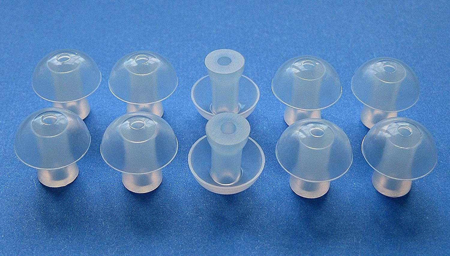 10 Large (L) Soft Replacement Mushroom Domes Eartips Earbuds for Siemens : Touching, Motion, Nitro, Aquaris, Siemens Life, Lotus 12P, 13P, 13SP, 23P, 23SP, 23M BTE (Behind the Ear) Hearing Aids