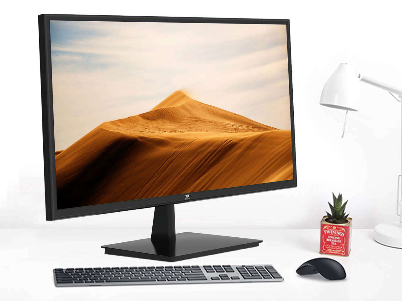 Z-EDGE U28T4K 28" Ultra HD 4K Monitor, 300 cd/m&sup2;, 1.07B Colors, HDR10, FreeSync, UHD 3840x2160, 1ms, 60Hz, HDMI x2, DisplayPort x2, Built-in Speakers, Eye-Care Technology