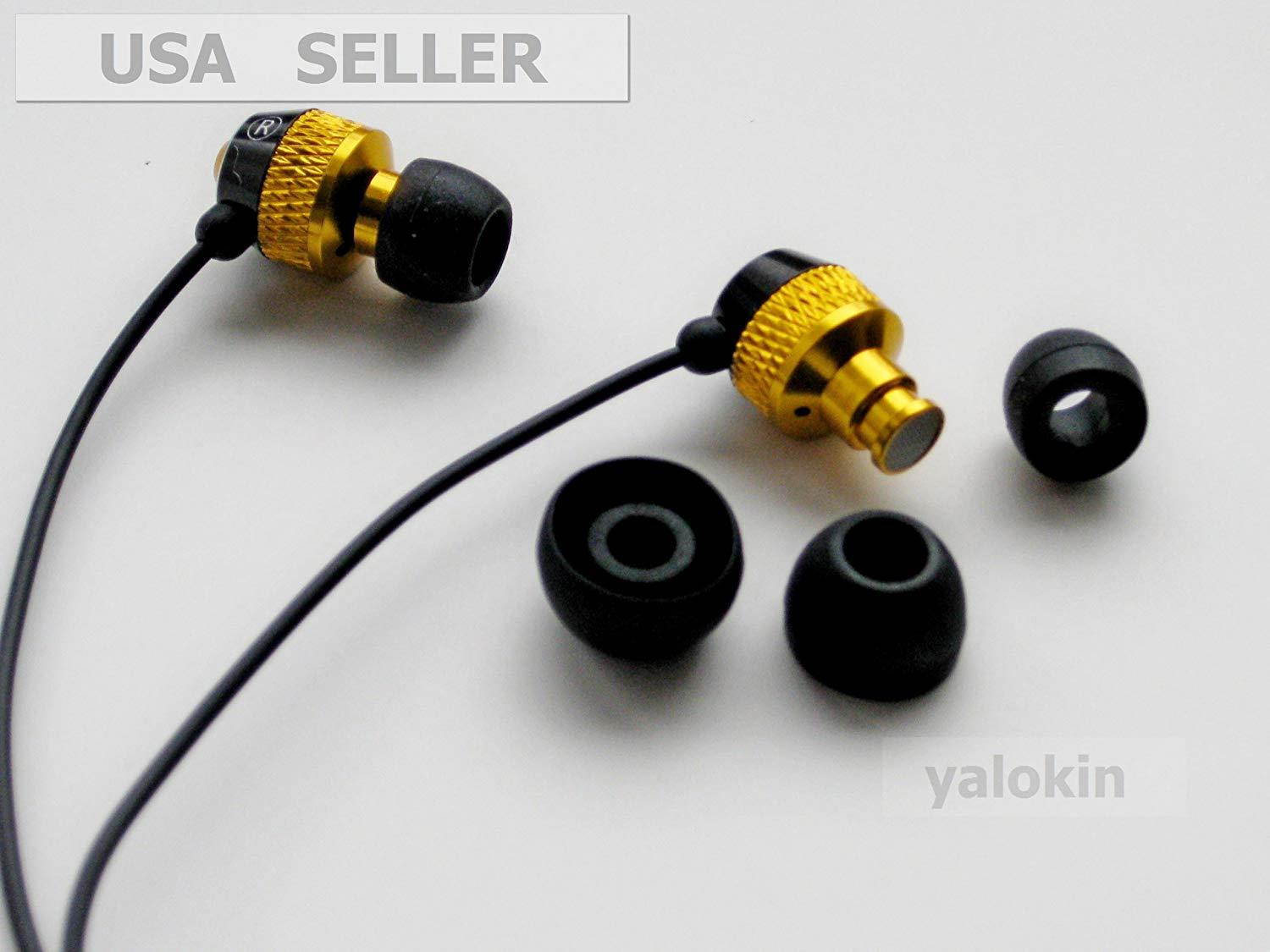 12 Black Silicon Replacement Earbuds for Panasonic Earphones (Rp-hje50 Rp-hje70 Rp-hje200 Rp-hje300 Rp-hje550 Rp-hnj200 Rp-hnj300 Rp-hc30)