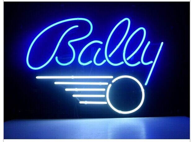 Fashion Neon Sign BALLY PINBALL ARCADE Handcrafted Real Glass Lamp Neon Light Neon Sign Beerbar Sign Neon Beer Sign 19x15