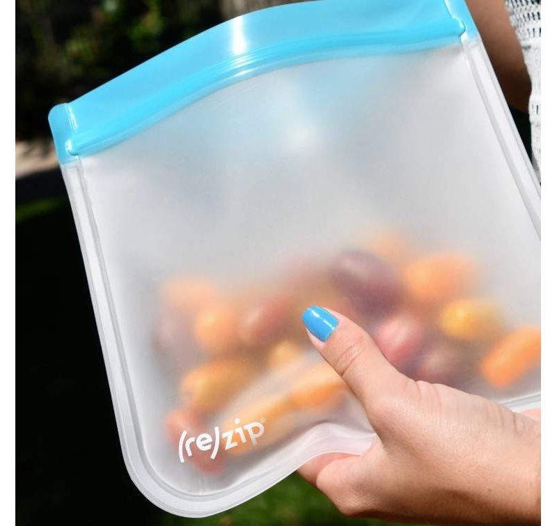 (re)zip Leak-Proof Lay Flat Aqua Lunch Bag - 2pk