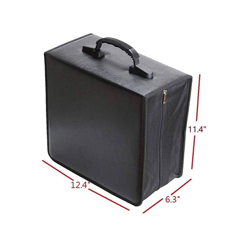 Disc CD DVD Bluray Storage Holder Solution Binder Sleeves Carrying Case((400 Capacity))