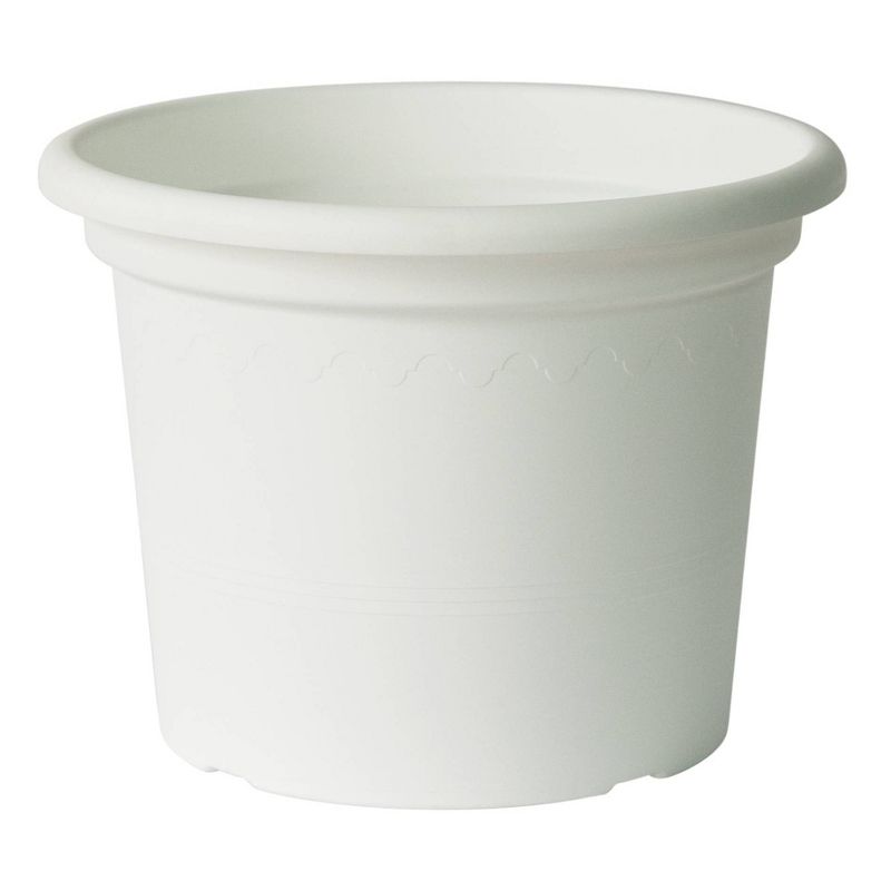 13.25&#34; x 17.5&#34; Indoor/Outdoor Resin Geo Planter White - Alfresco Home LLC